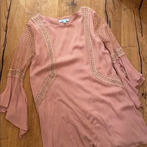 She & Sky blush pink dress